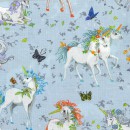 Pretty Please Col. 104 Unicorns Blue